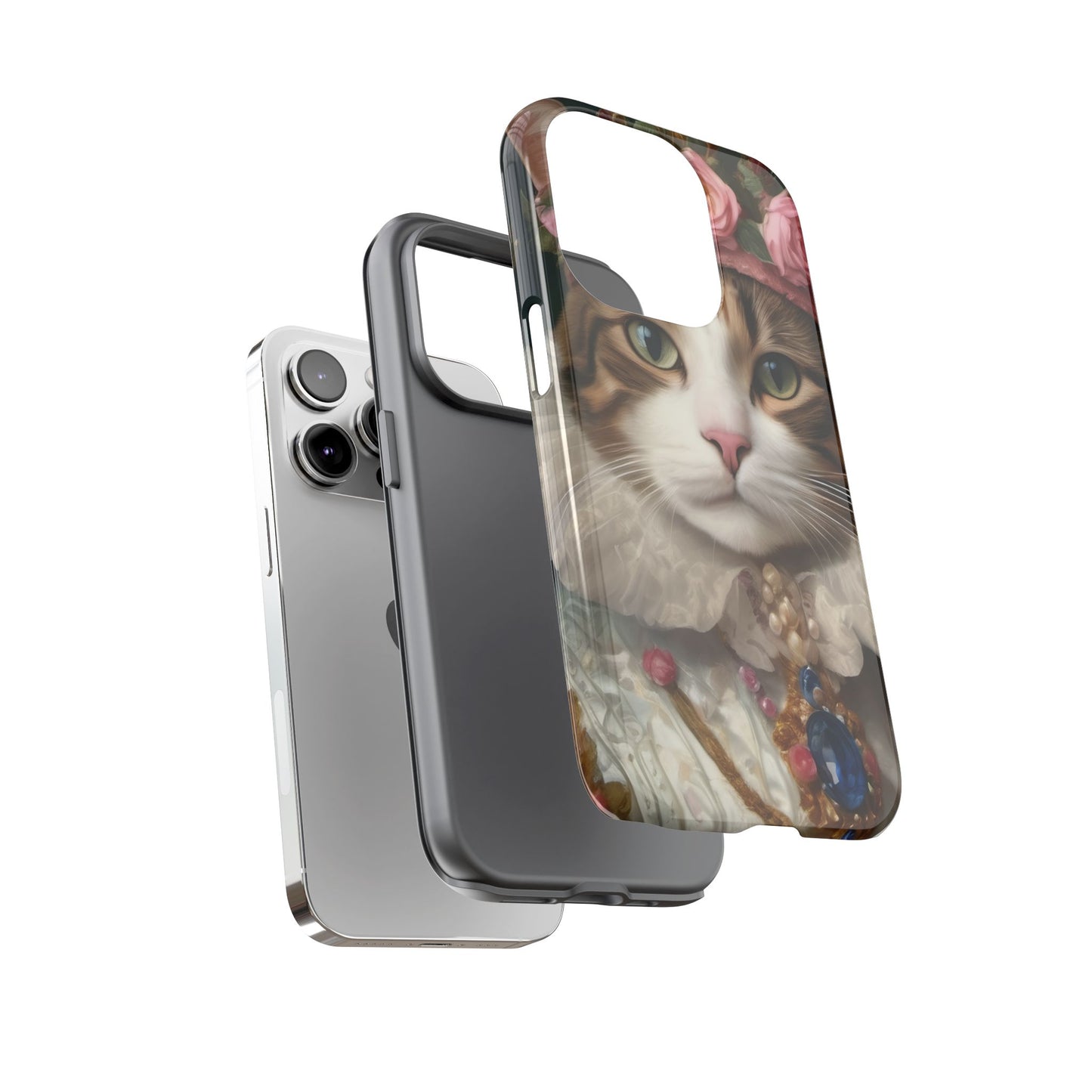 Rococo Cat Tough Phone Cases (A Queen)