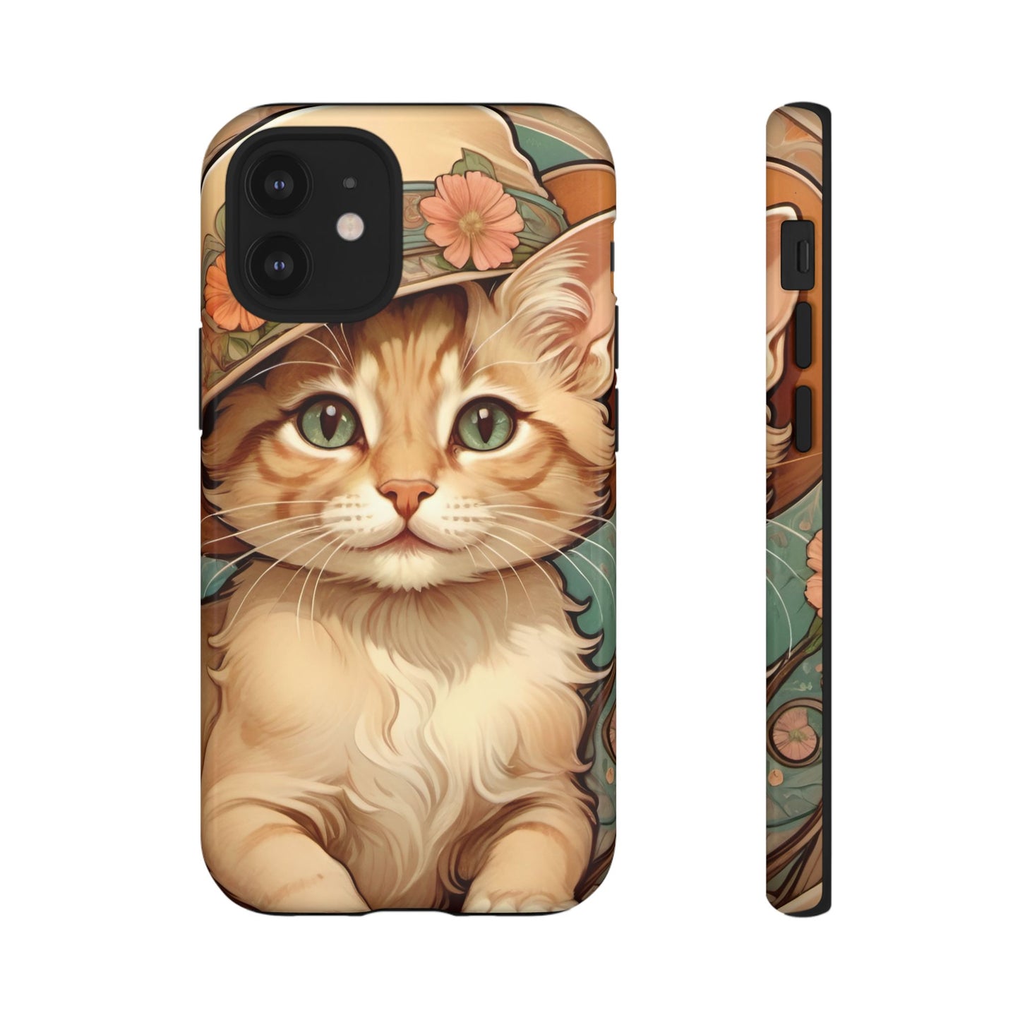Alphonse Mucha Tough Phone Cases (A kitten)