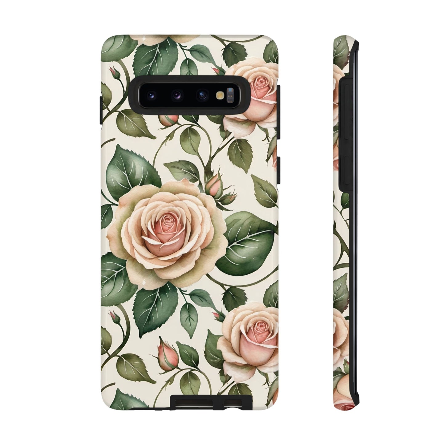 Watercolor Large Roses Tough Cases 2
