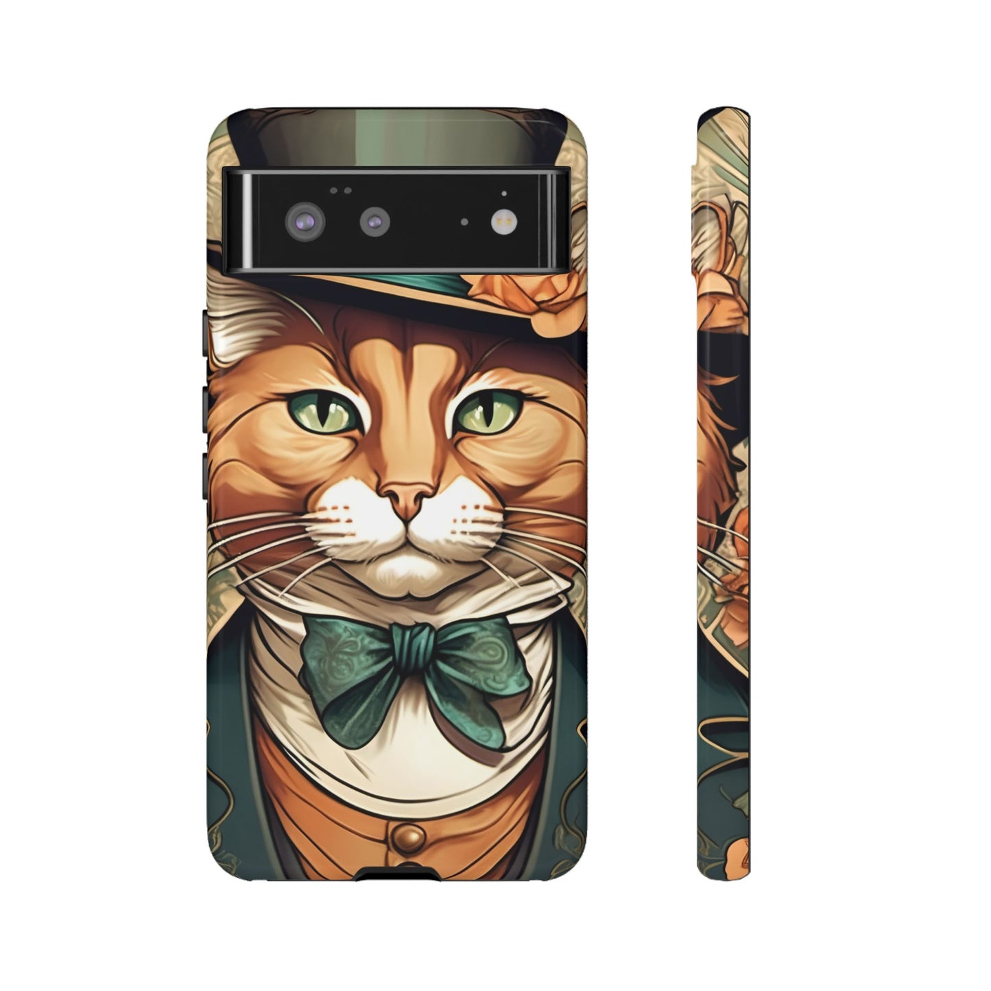 Alphonse Mucha Tough Phone Cases (A gentleman cat)