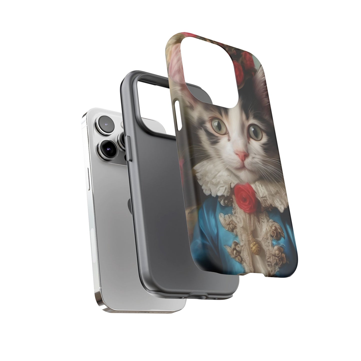 Rococo Cat Tough Phone Cases (A Kitten)