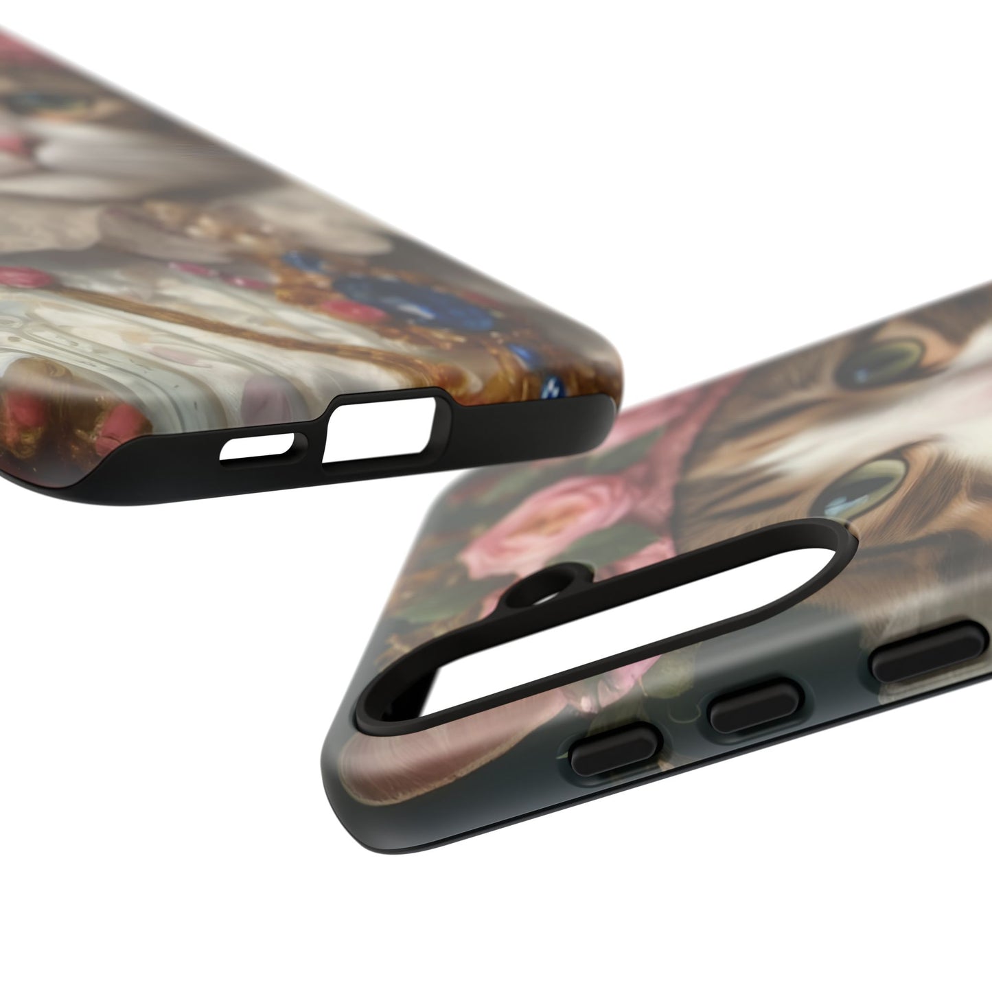 Rococo Cat Tough Phone Cases (A Queen)