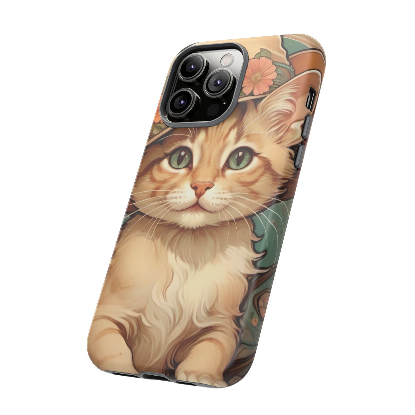 Alphonse Mucha Tough Phone Cases (A kitten)