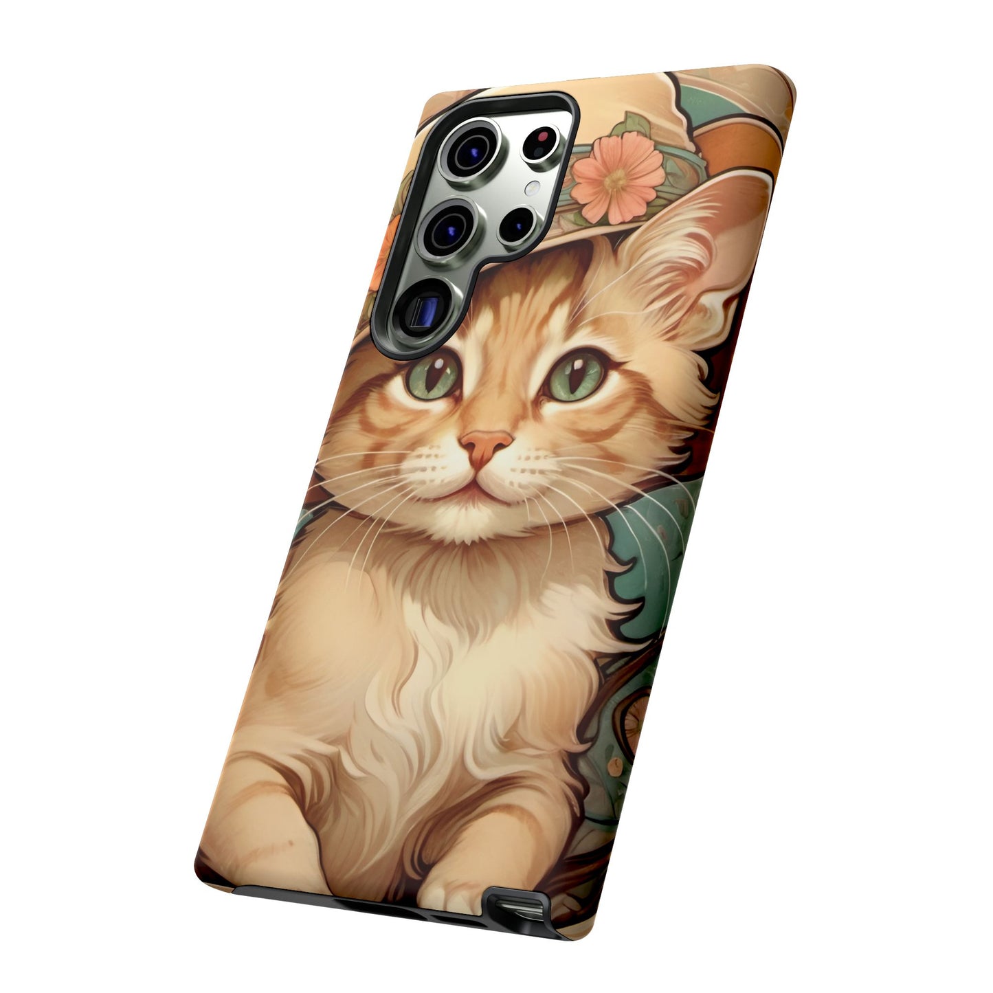 Alphonse Mucha Tough Phone Cases (A kitten)