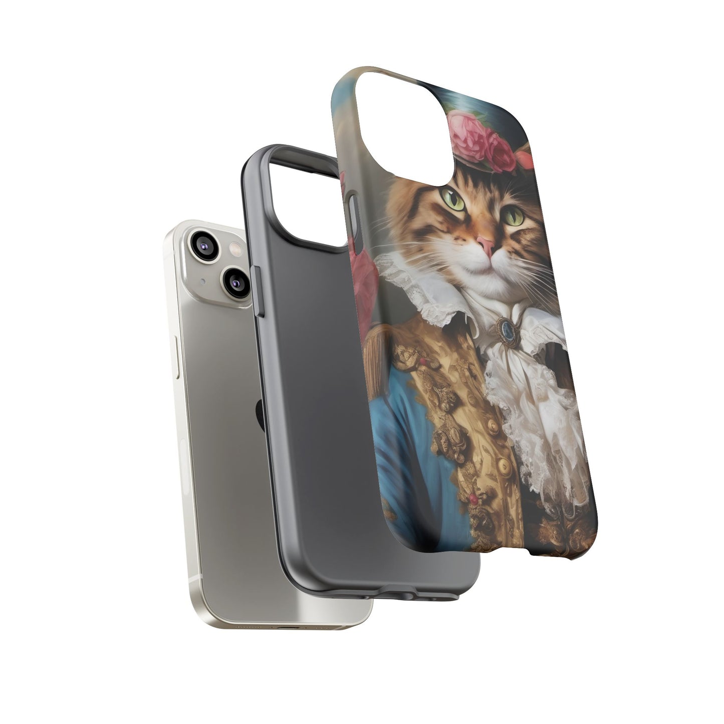 Rococo Cat Tough Phone Cases (A Gentleman)