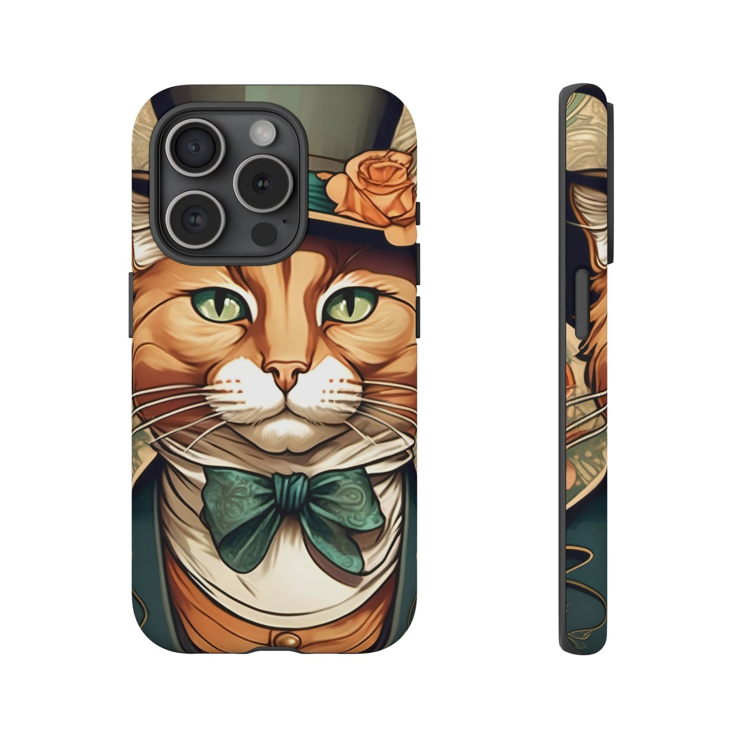 Alphonse Mucha Tough Phone Cases (A gentleman cat)