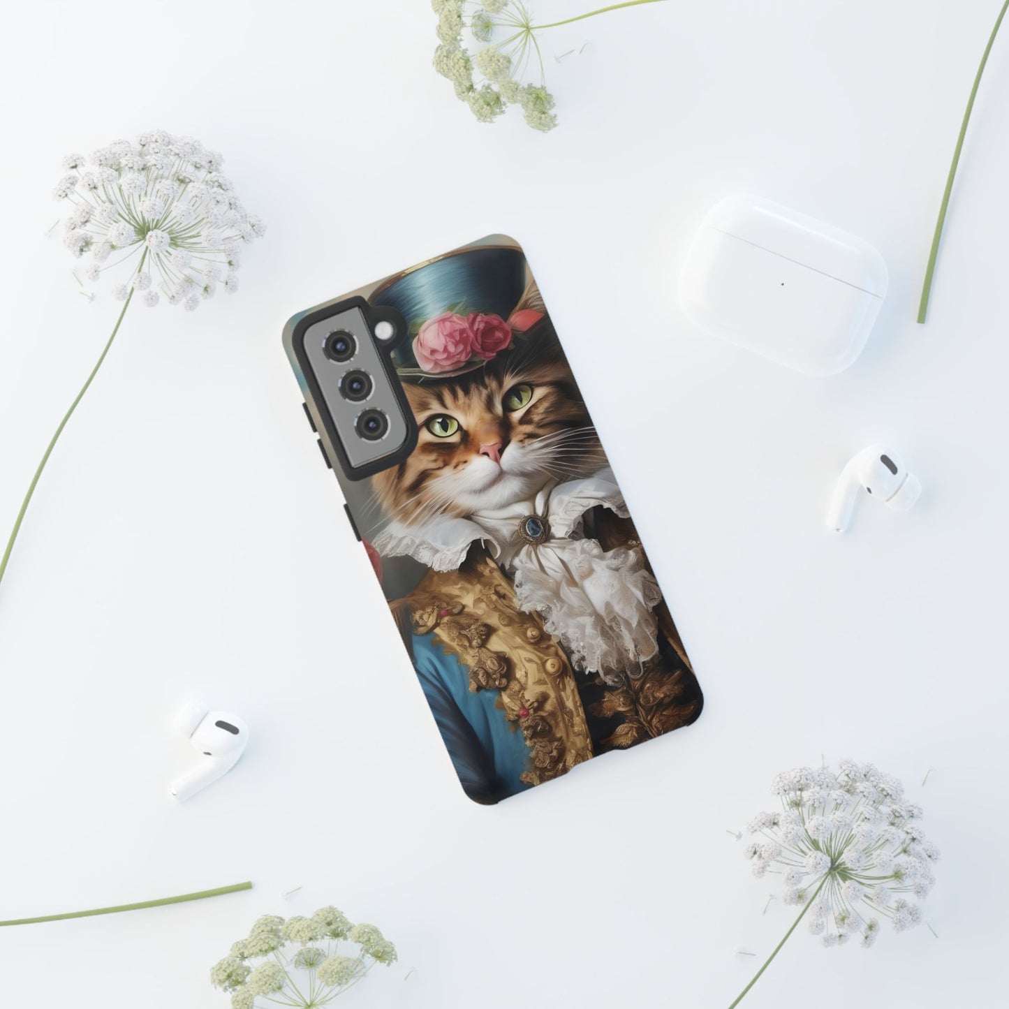 Rococo Cat Tough Phone Cases (A Gentleman)