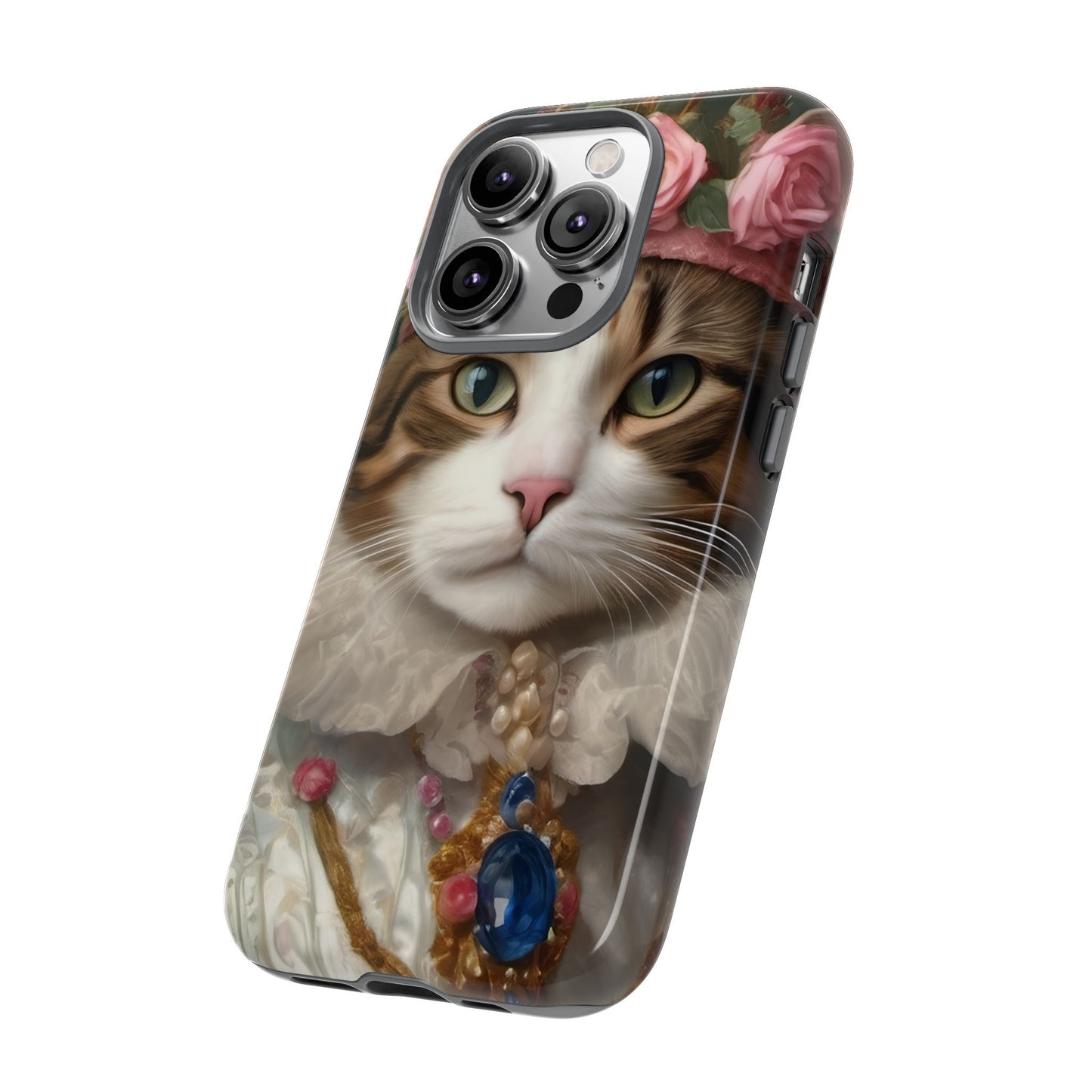 Rococo Cat Tough Phone Cases (A Queen)