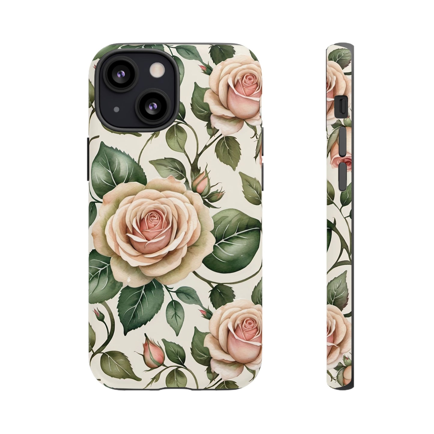 Watercolor Large Roses Tough Cases 2