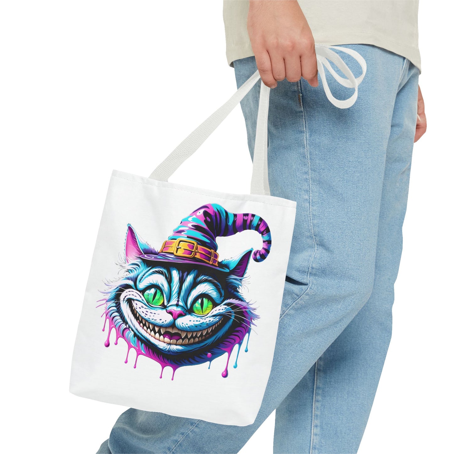 Halloween Cheshire Cat Tote Bag