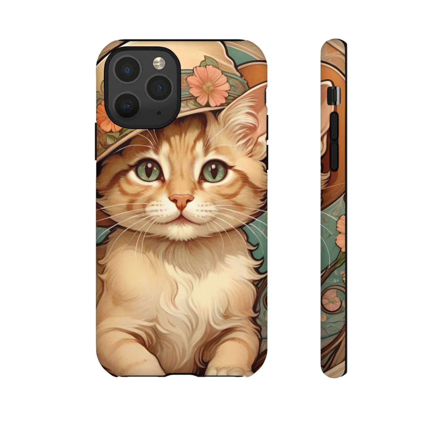 Alphonse Mucha Tough Phone Cases (A kitten)