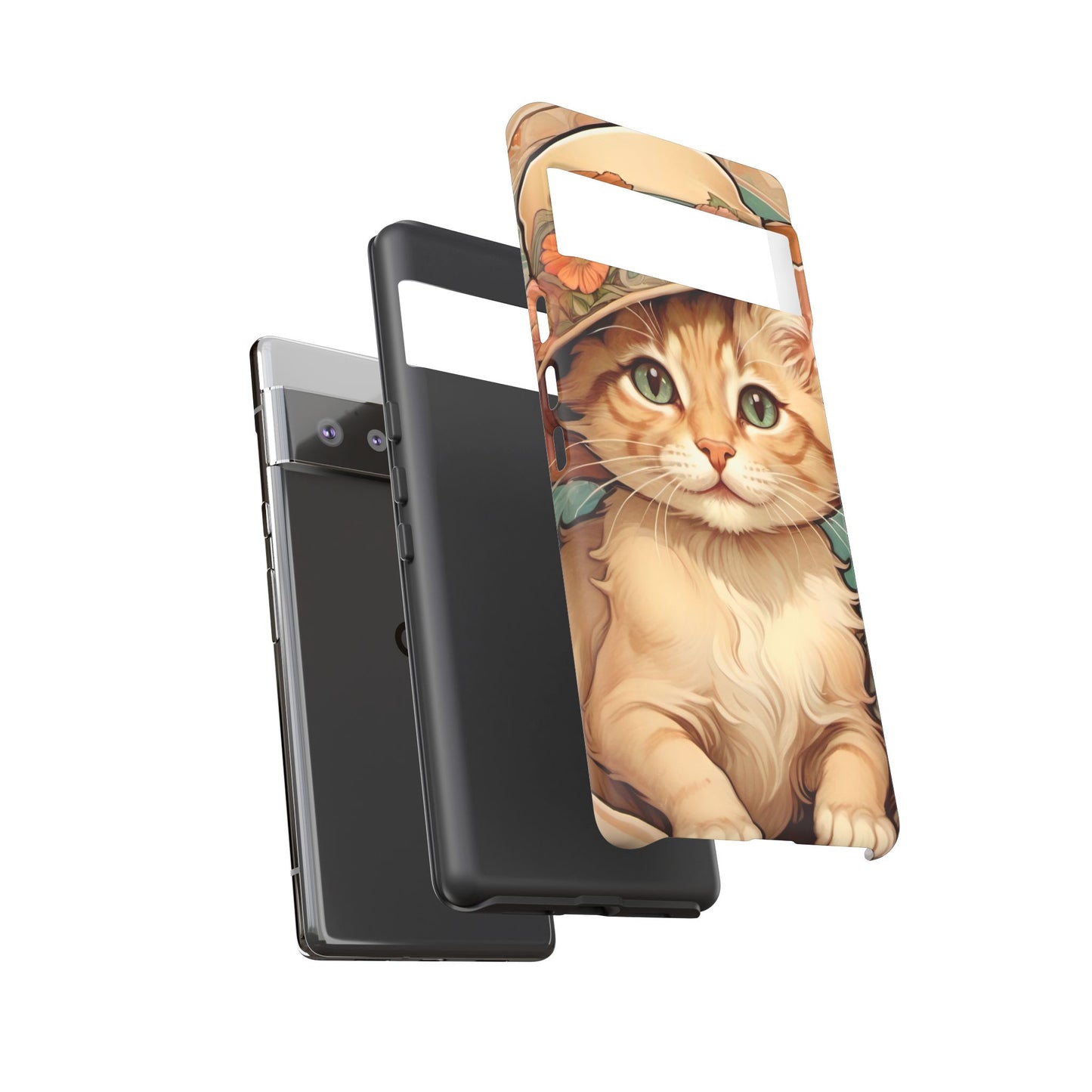Alphonse Mucha Tough Phone Cases (A kitten)