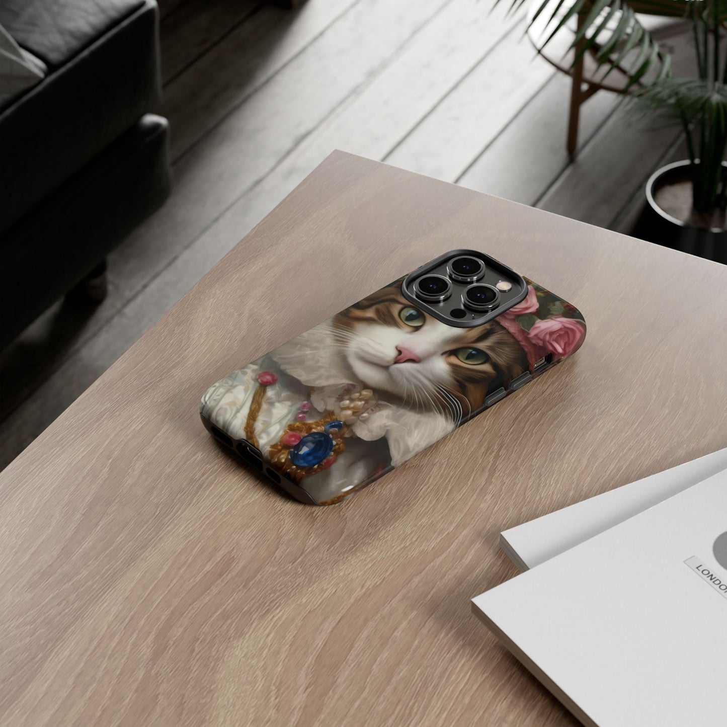 Rococo Cat Tough Phone Cases (A Queen)
