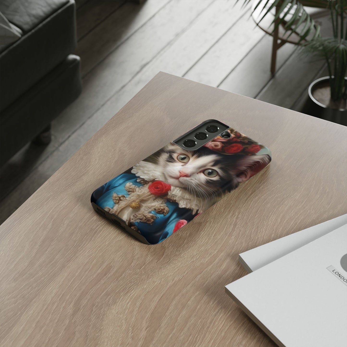 Rococo Cat Tough Phone Cases (A Kitten)