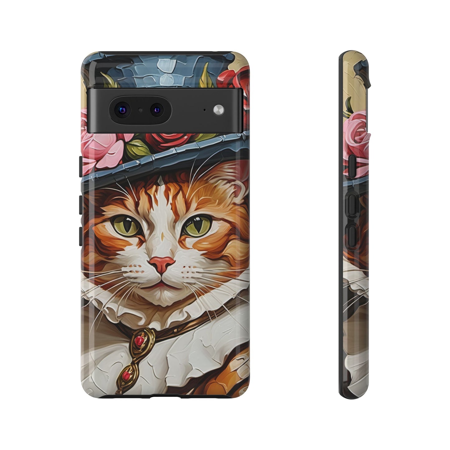Oil Painting Cat Tough Phone Cases (A Gentleman)