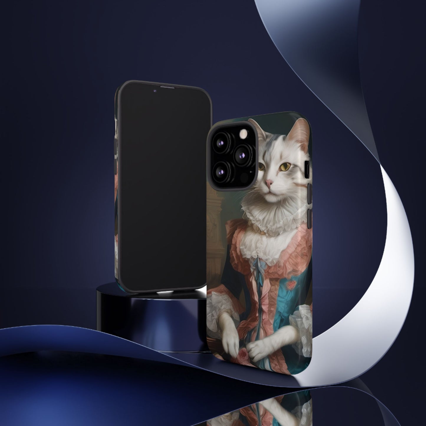 Rococo Cat Tough Phone Cases (A Queen 3)