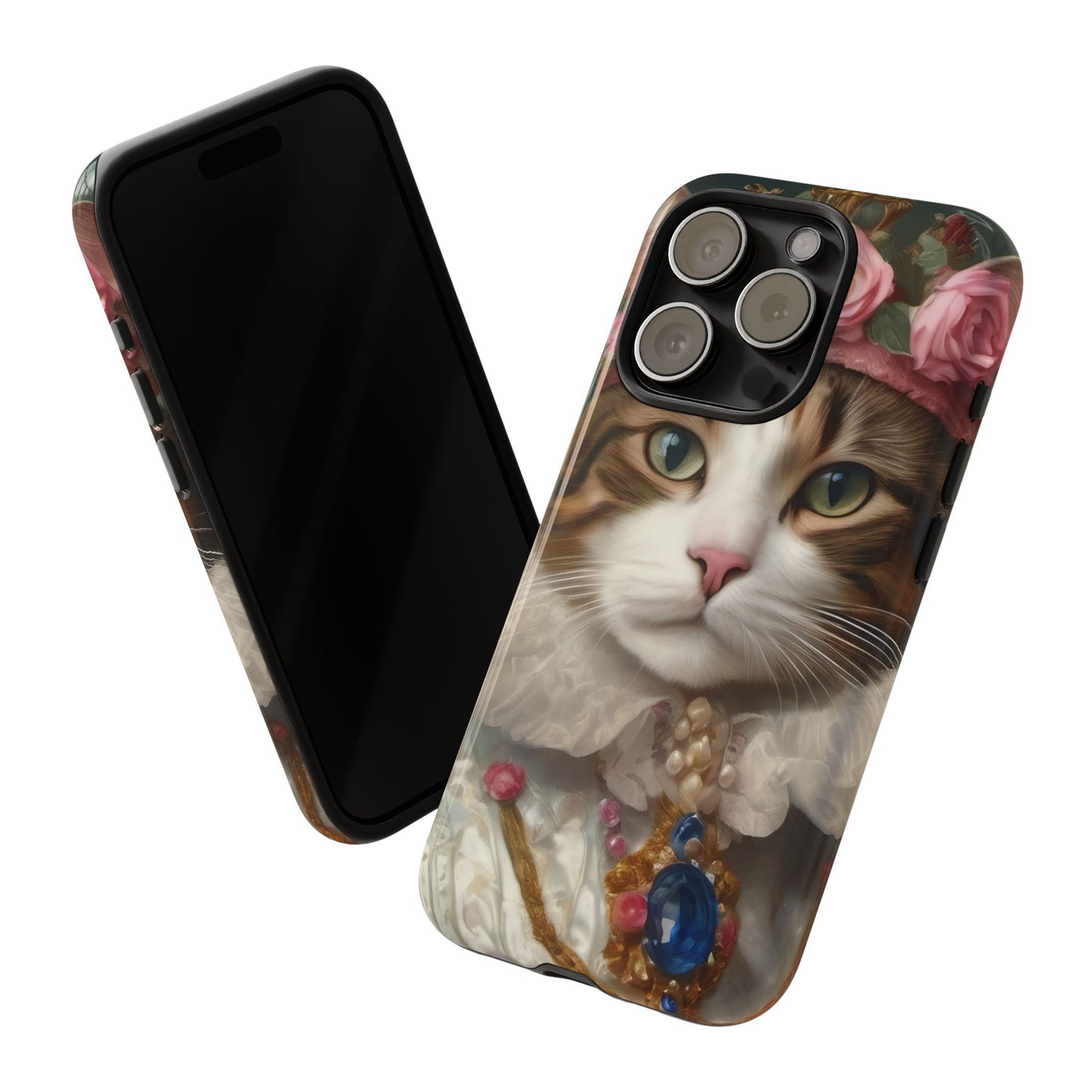 Rococo Cat Tough Phone Cases (A Queen)