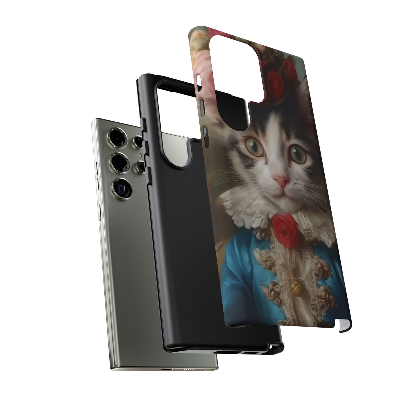 Rococo Cat Tough Phone Cases (A Kitten)