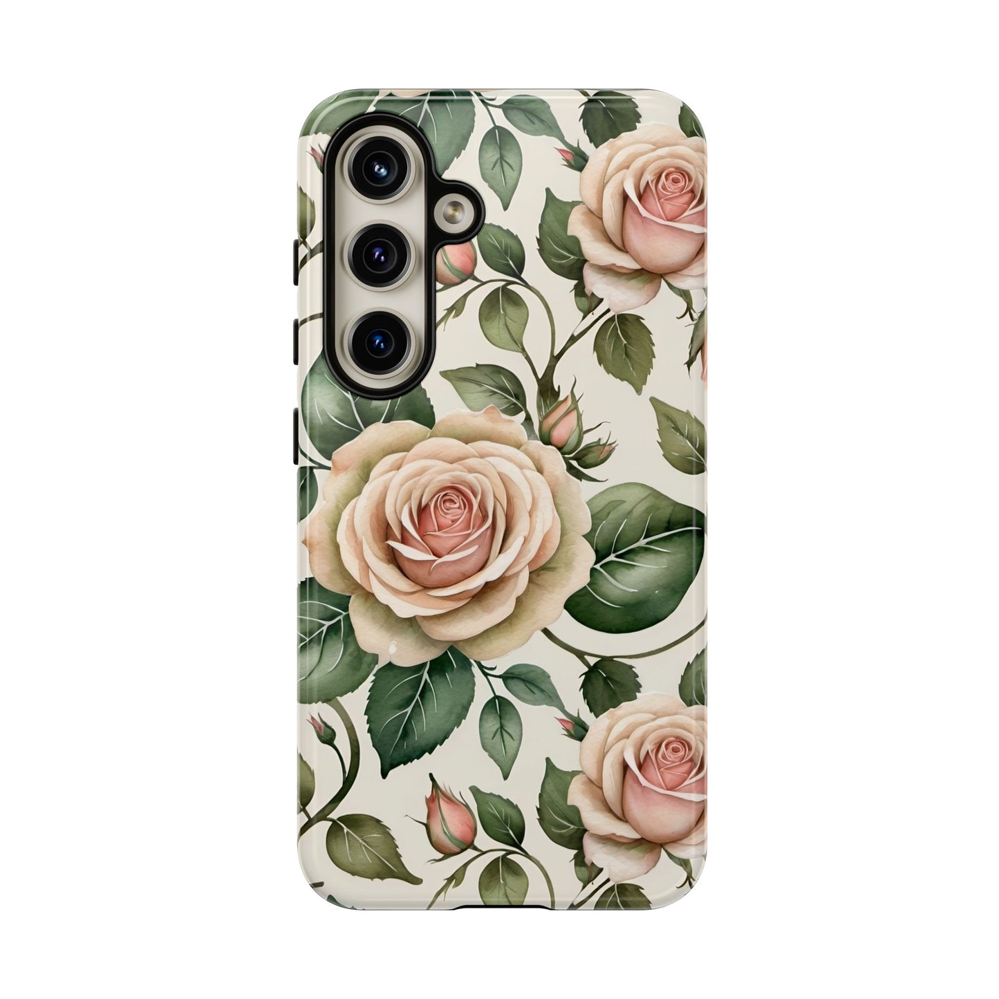 Watercolor Large Roses Tough Cases 2