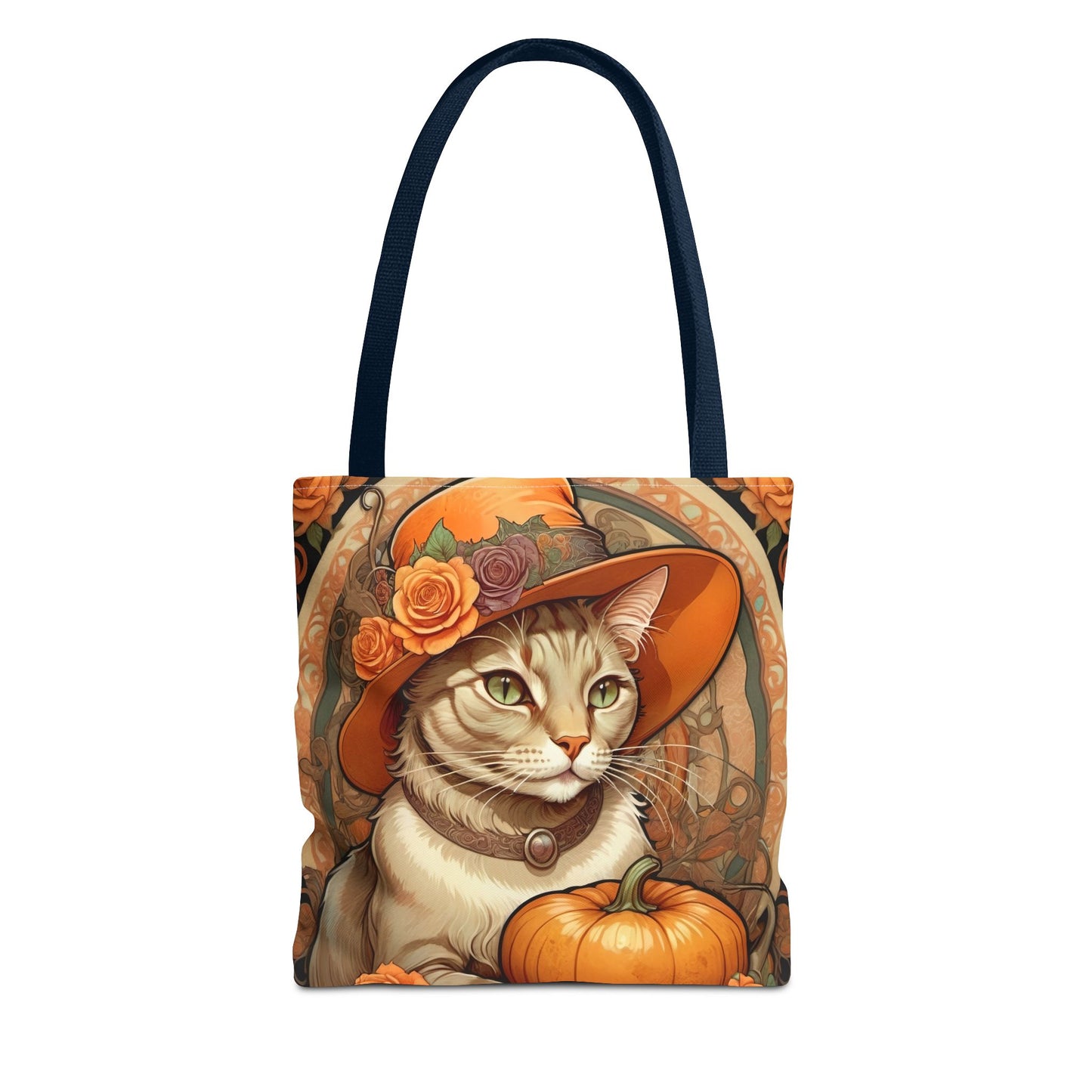 Halloween Art Nouveau Cat Tote