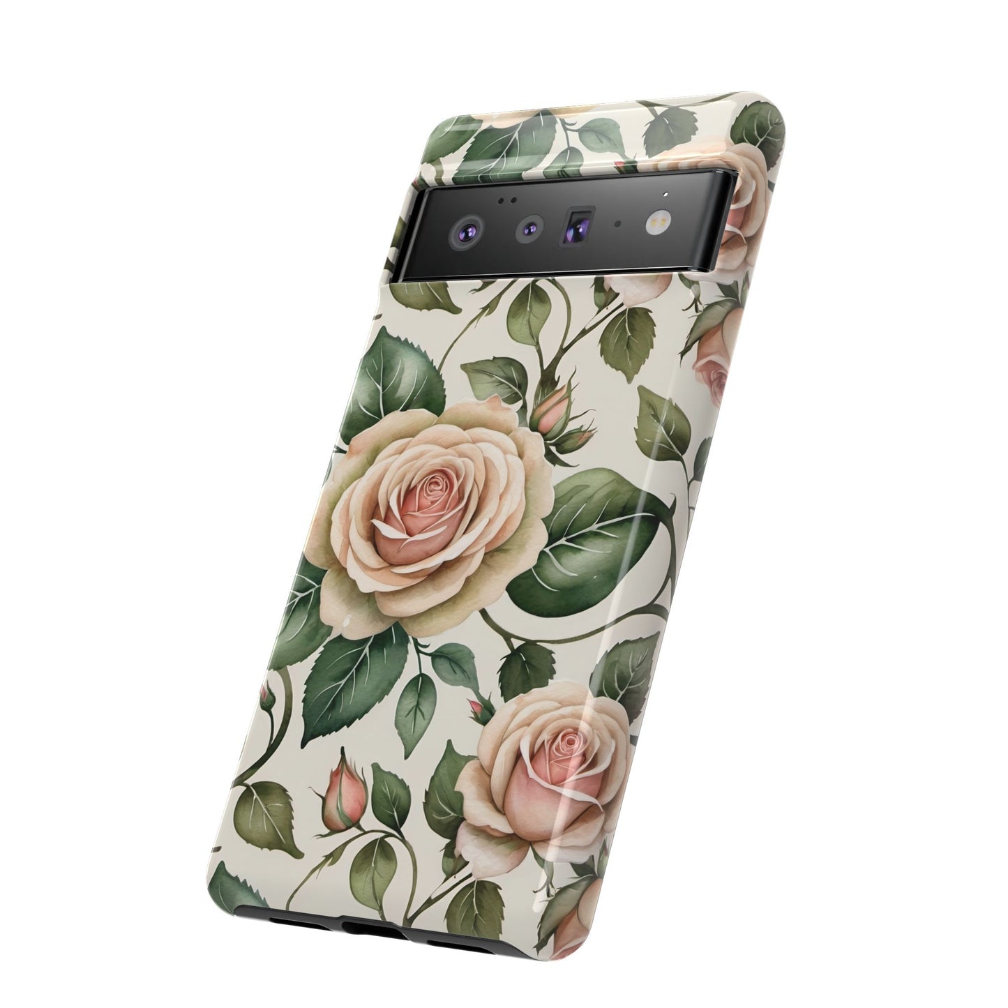 Watercolor Large Roses Tough Cases 2