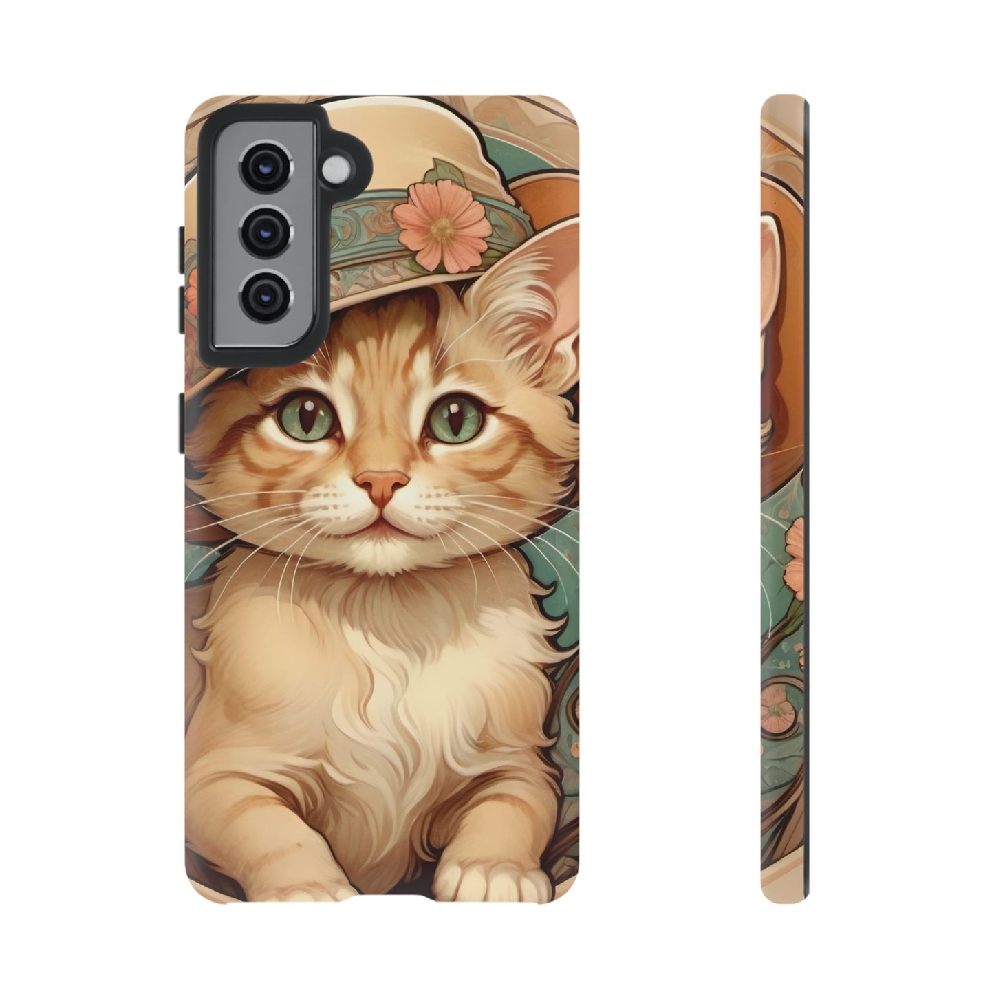Alphonse Mucha Tough Phone Cases (A kitten)