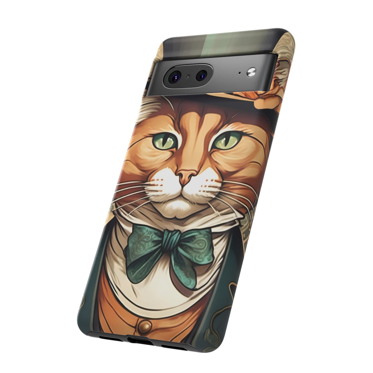 Alphonse Mucha Tough Phone Cases (A gentleman cat)