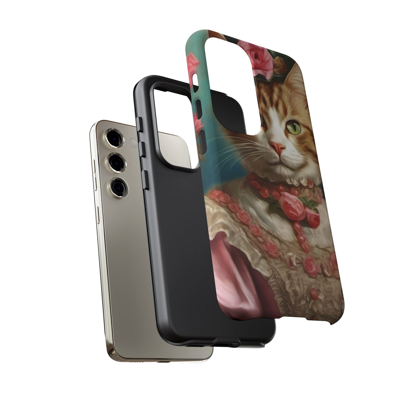 Rococo Cat Tough Phone Cases (A Queen 2)