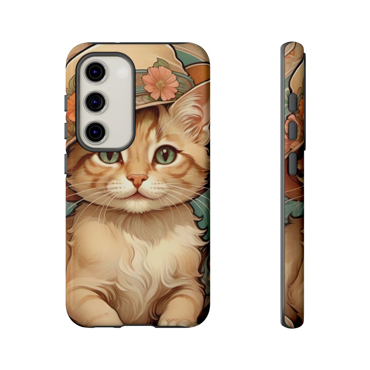 Alphonse Mucha Tough Phone Cases (A kitten)