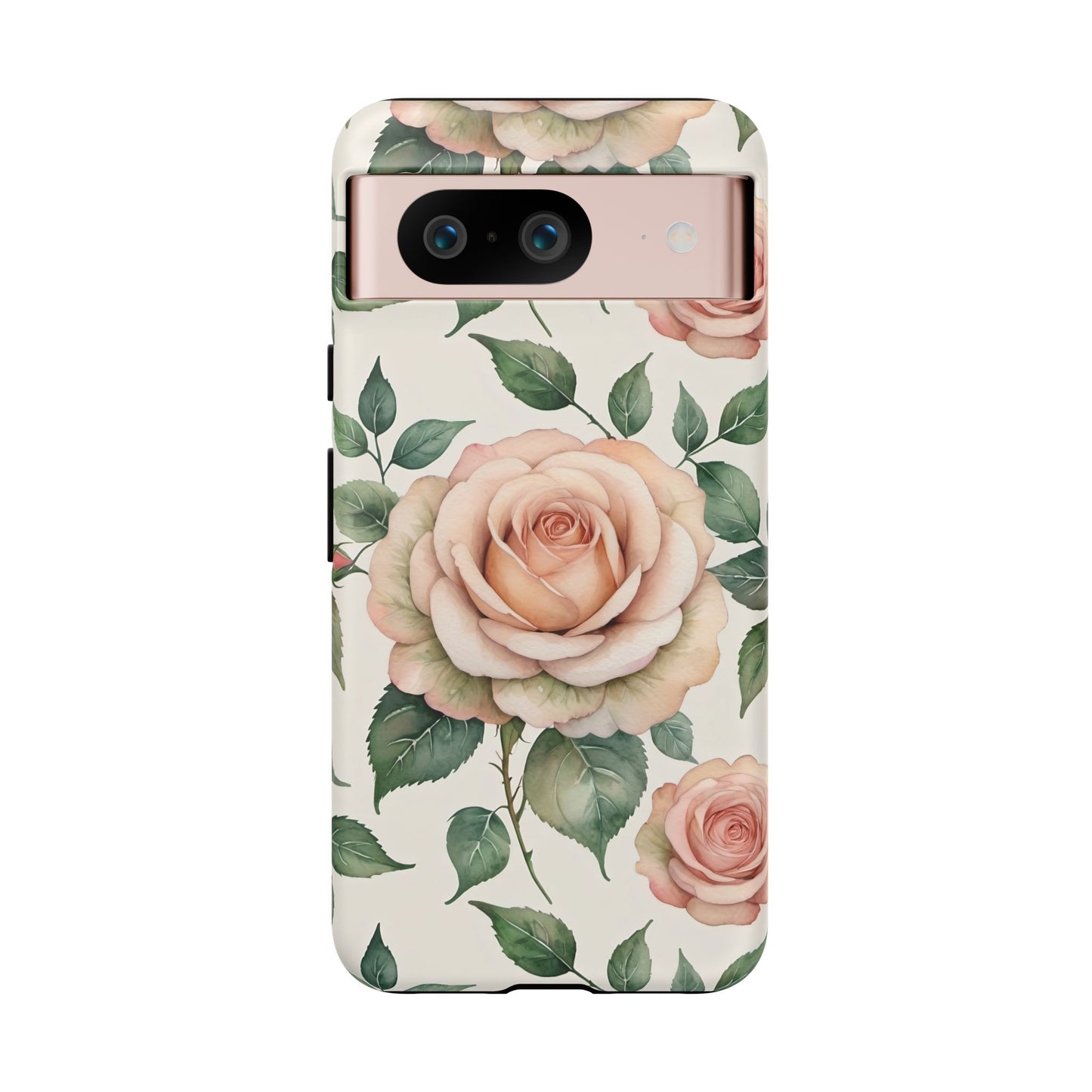 Watercolor Large Roses Tough Cases