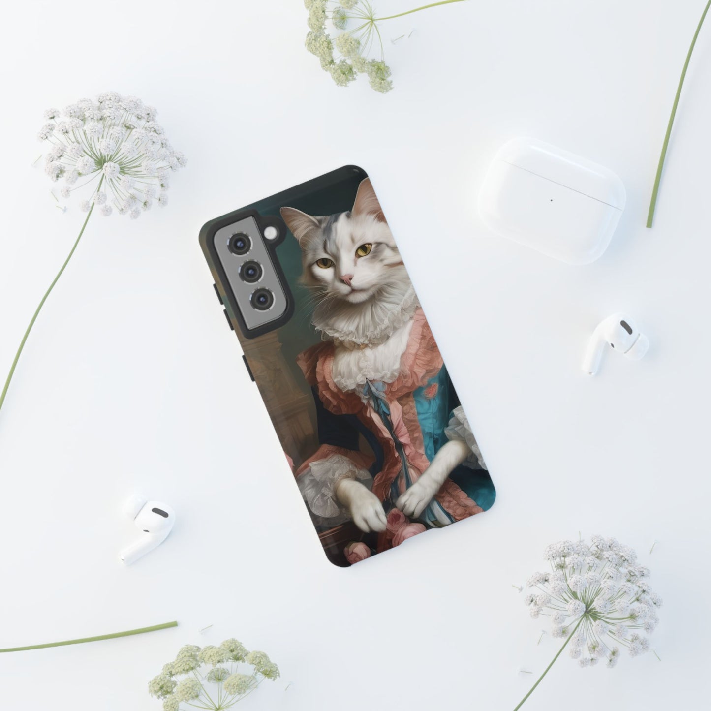 Rococo Cat Tough Phone Cases (A Queen 3)