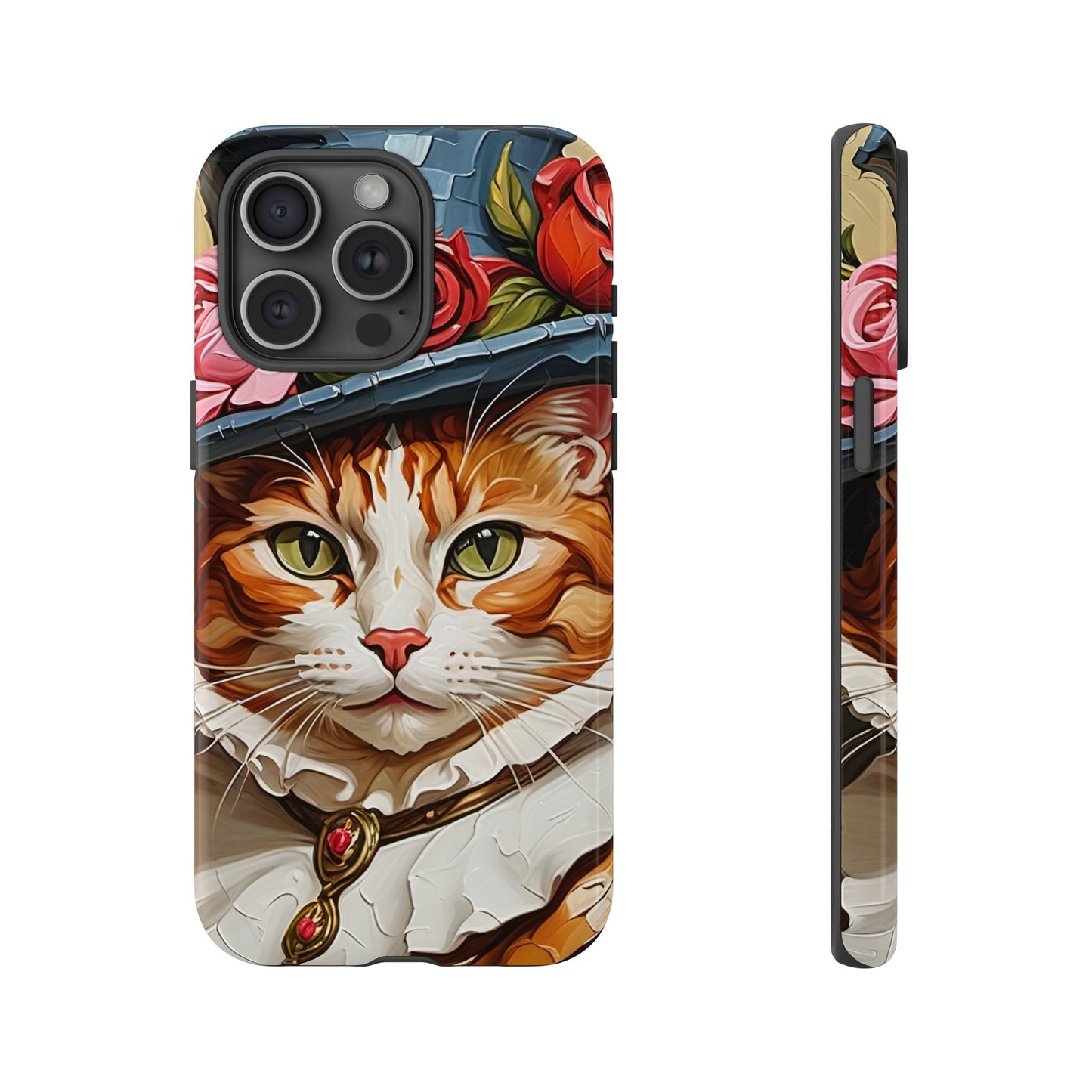 Oil Painting Cat Tough Phone Cases (A Gentleman)