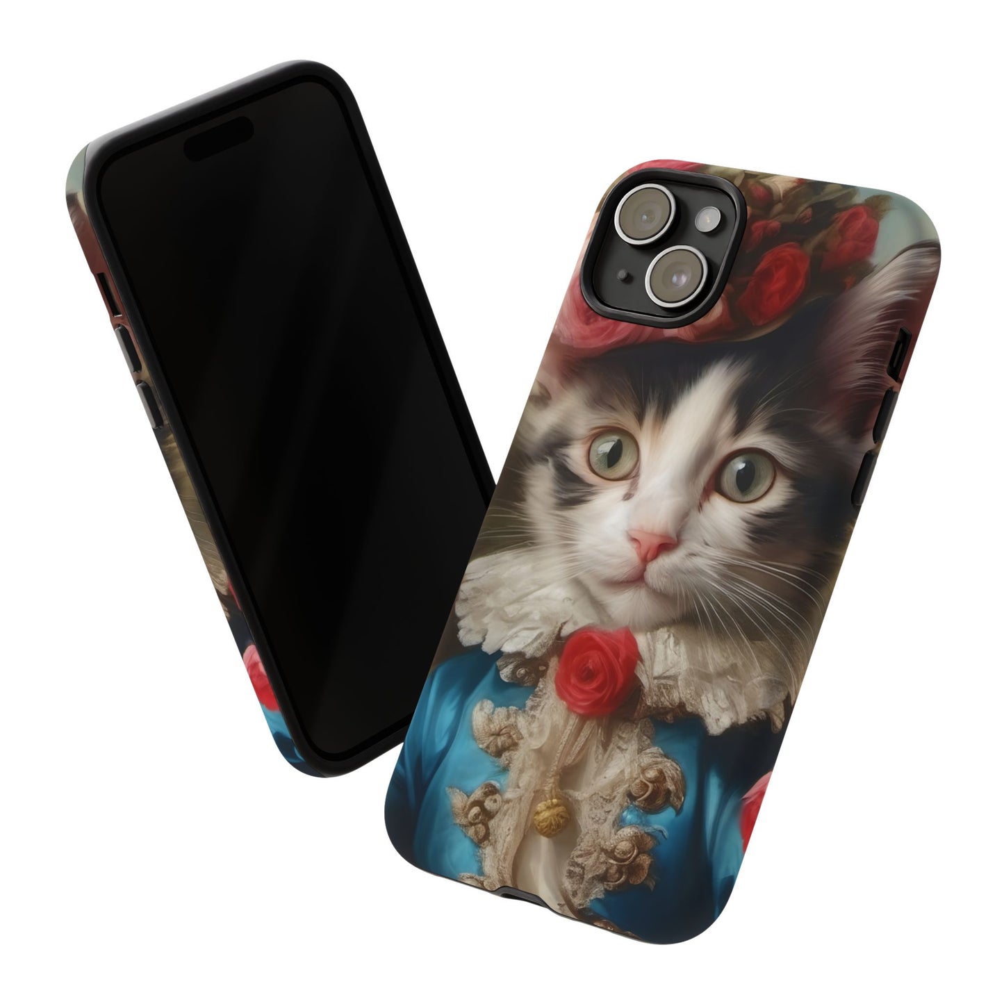 Rococo Cat Tough Phone Cases (A Kitten)