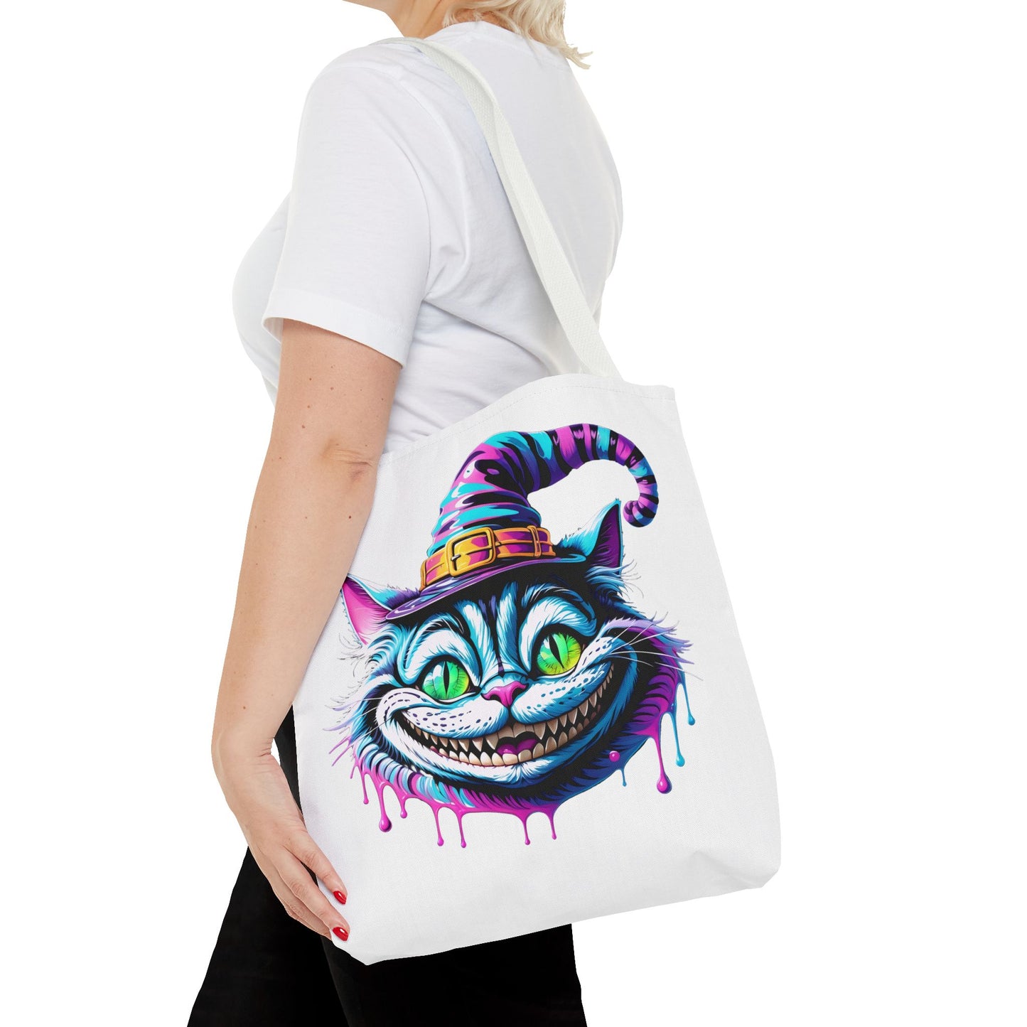 Halloween Cheshire Cat Tote Bag