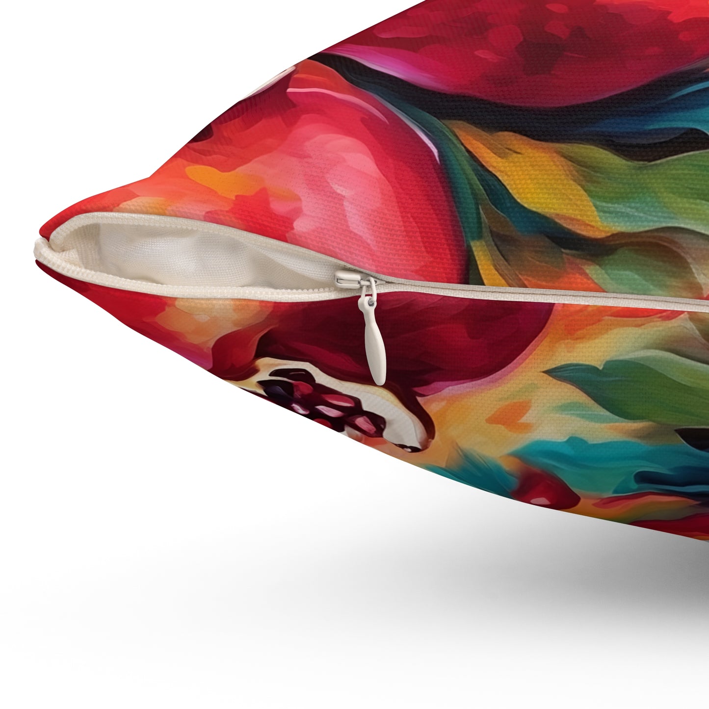 Vincent Van Gogh inspired Pomegranates Square Pillow