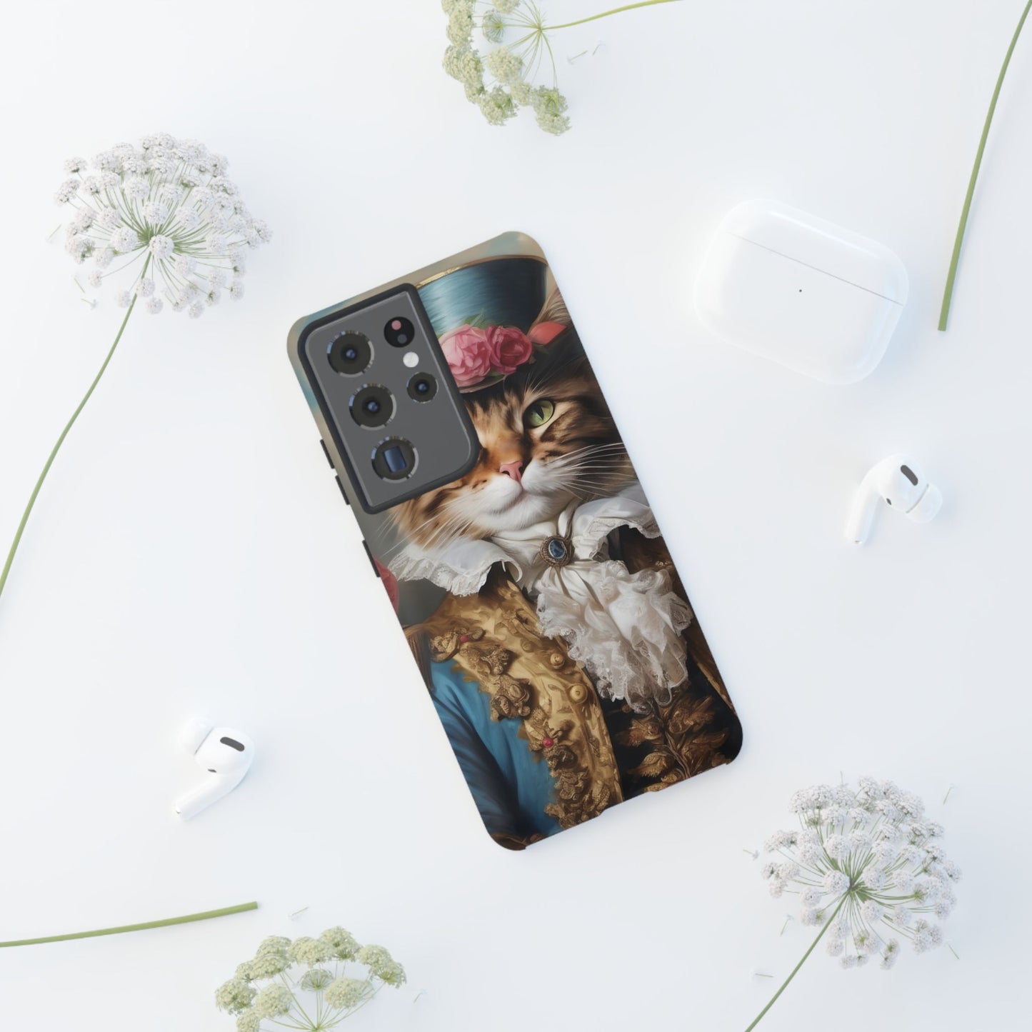 Rococo Cat Tough Phone Cases (A Gentleman)