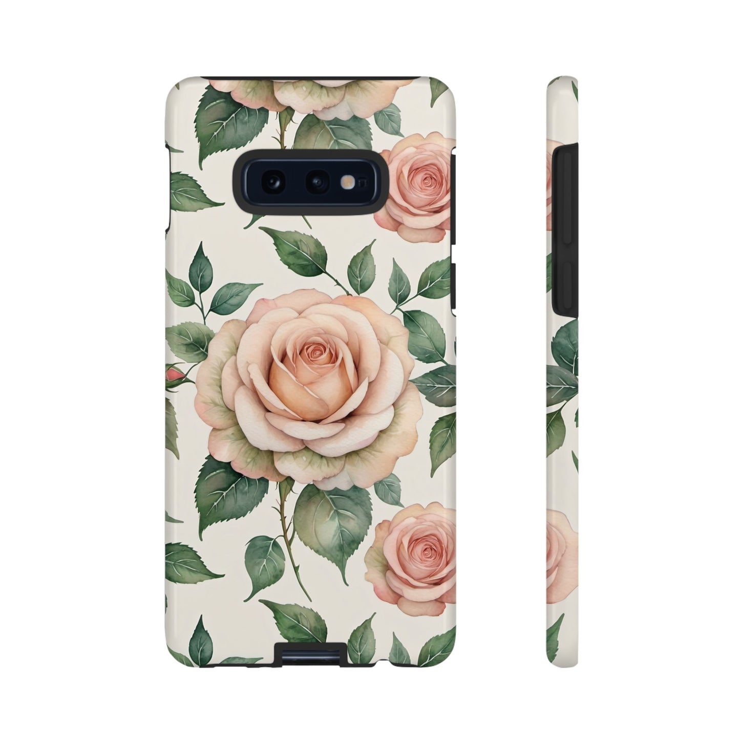 Watercolor Large Roses Tough Cases