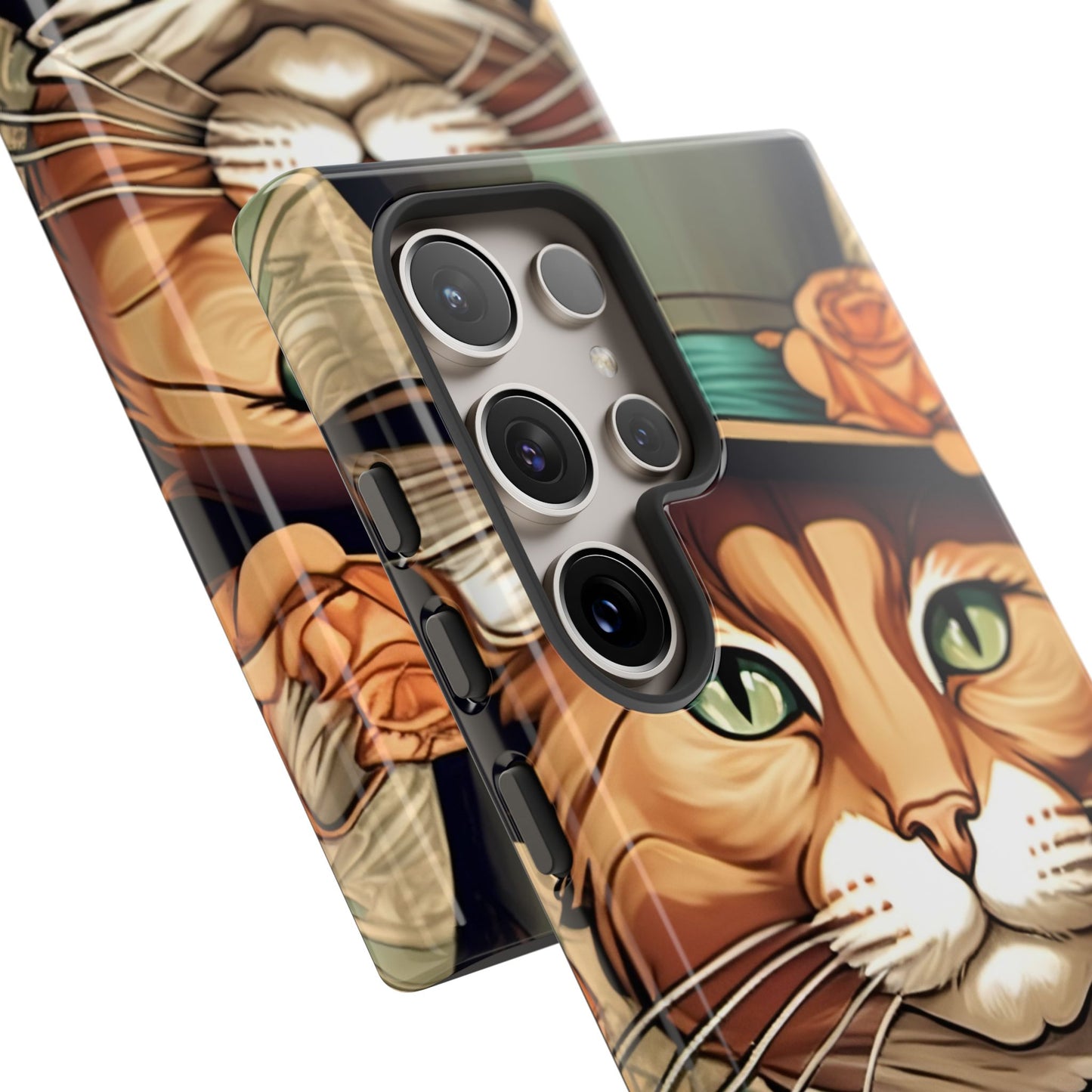 Alphonse Mucha Tough Phone Cases (A gentleman cat)