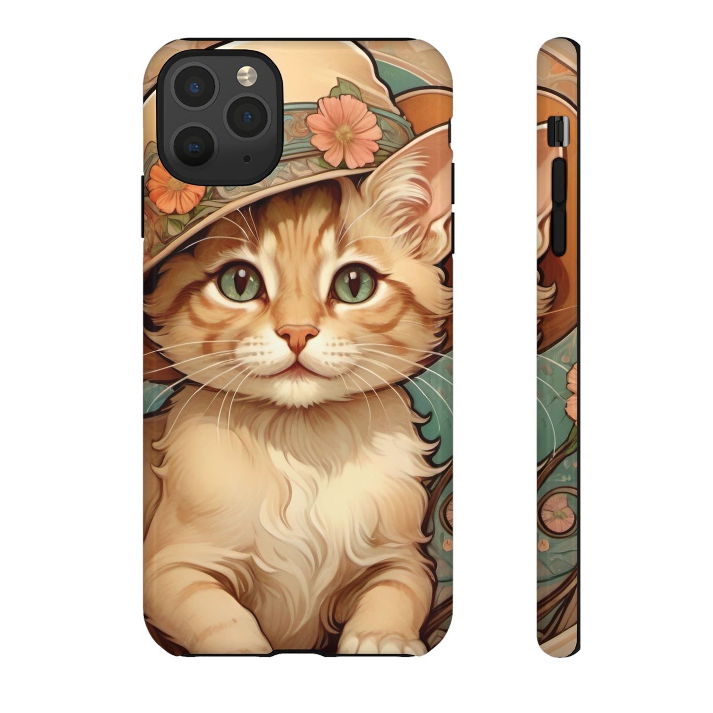 Alphonse Mucha Tough Phone Cases (A kitten)