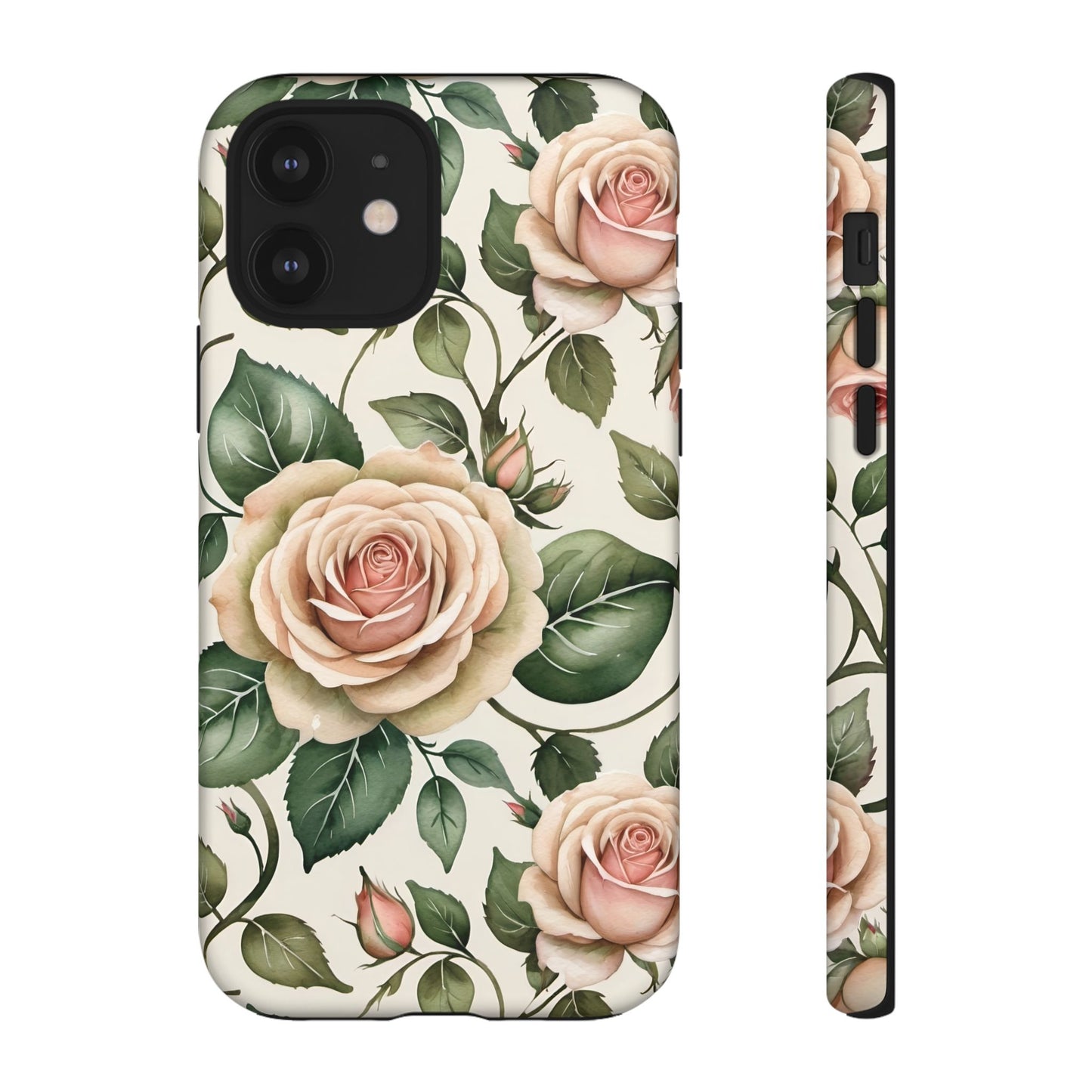 Watercolor Large Roses Tough Cases 2