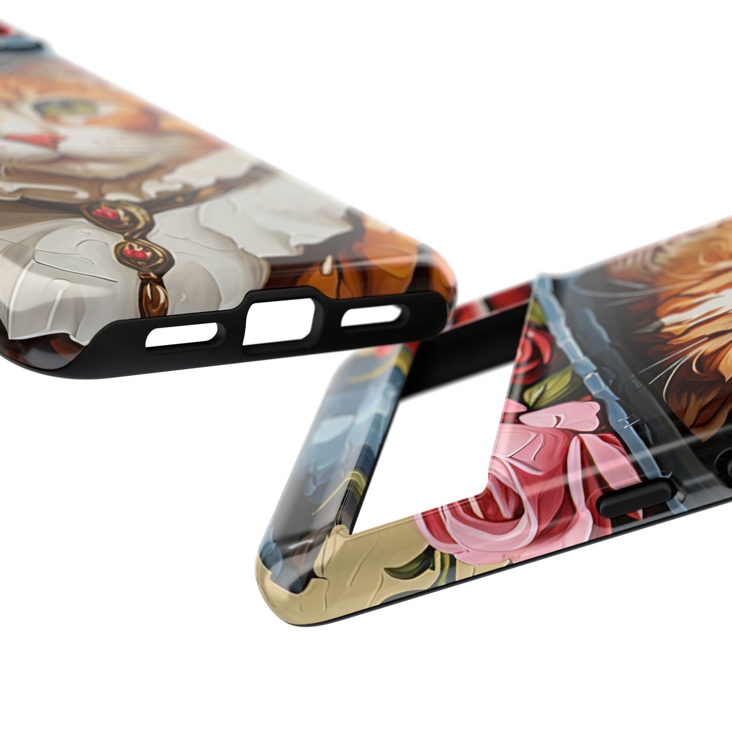 Oil Painting Cat Tough Phone Cases (A Gentleman)