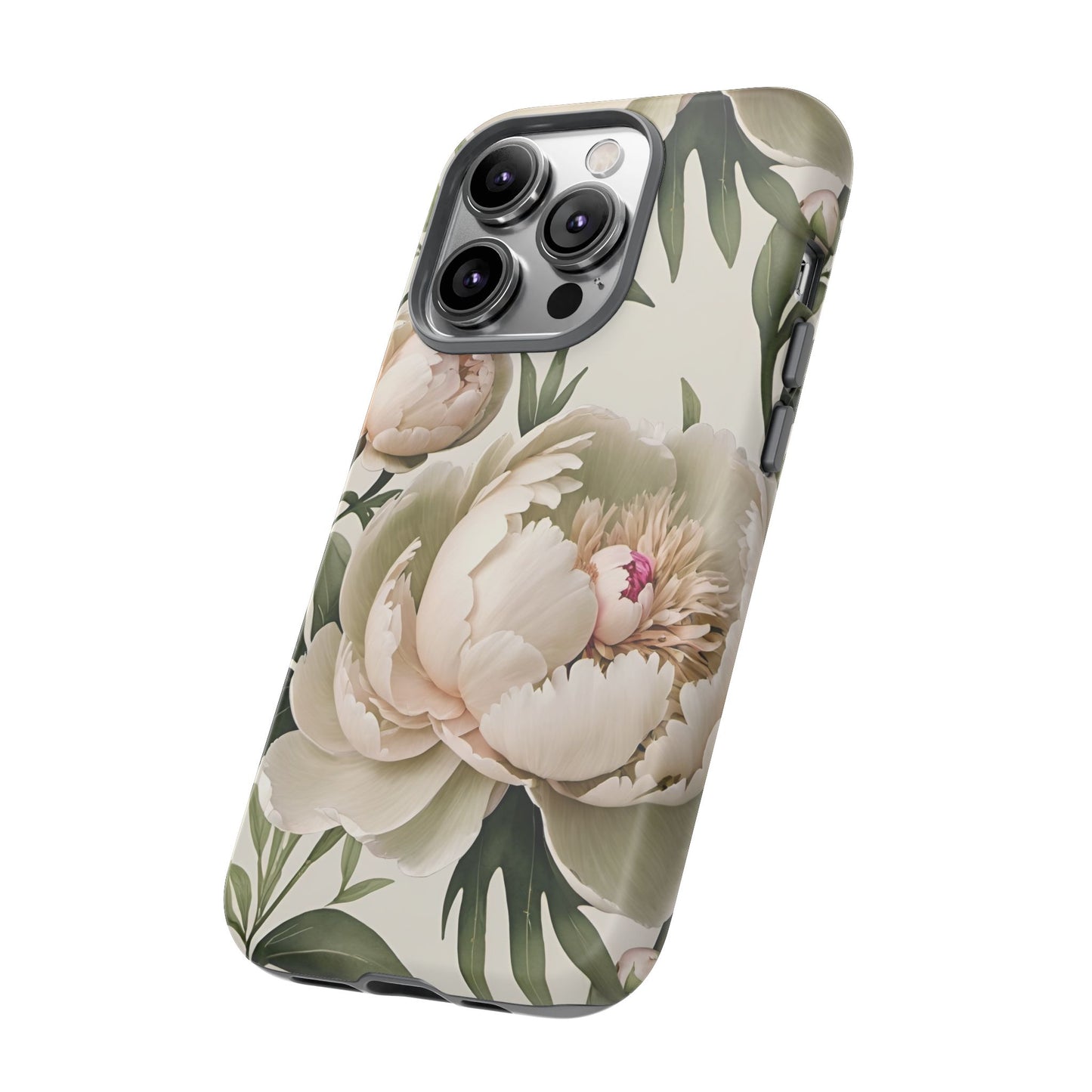 Watercolor Large Peonies Tough Cases