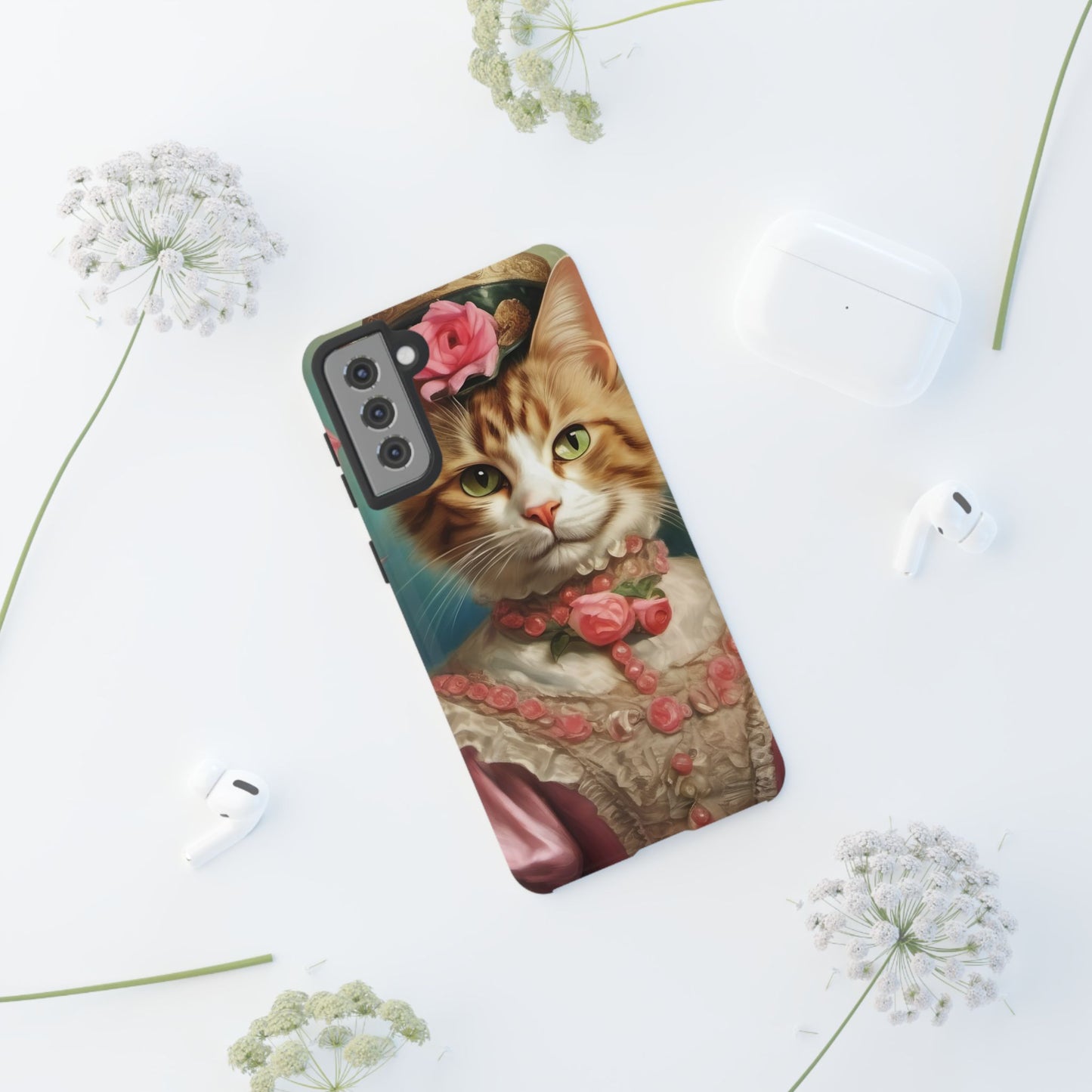 Rococo Cat Tough Phone Cases (A Queen 2)
