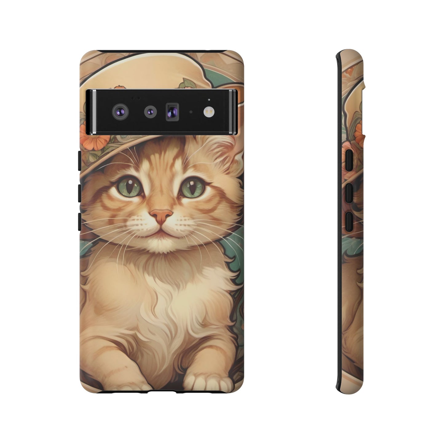 Alphonse Mucha Tough Phone Cases (A kitten)