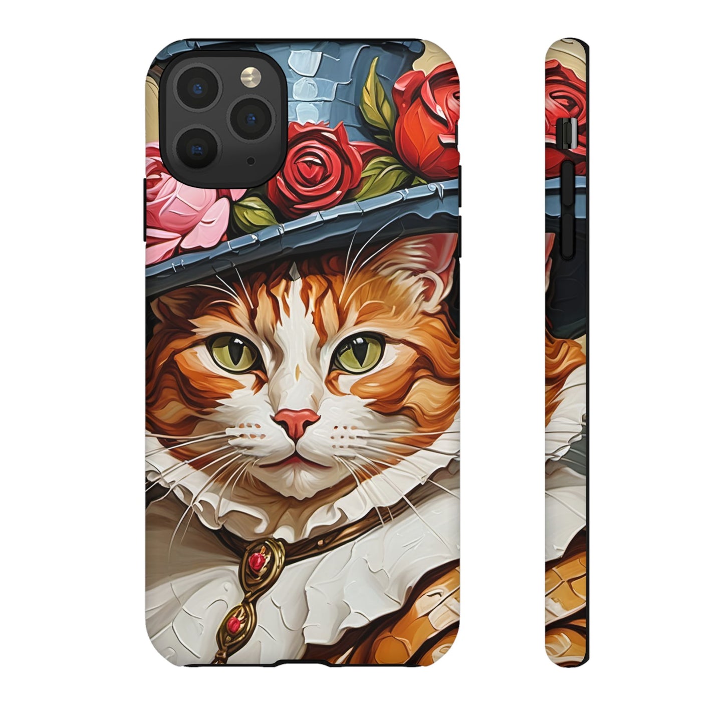 Oil Painting Cat Tough Phone Cases (A Gentleman)