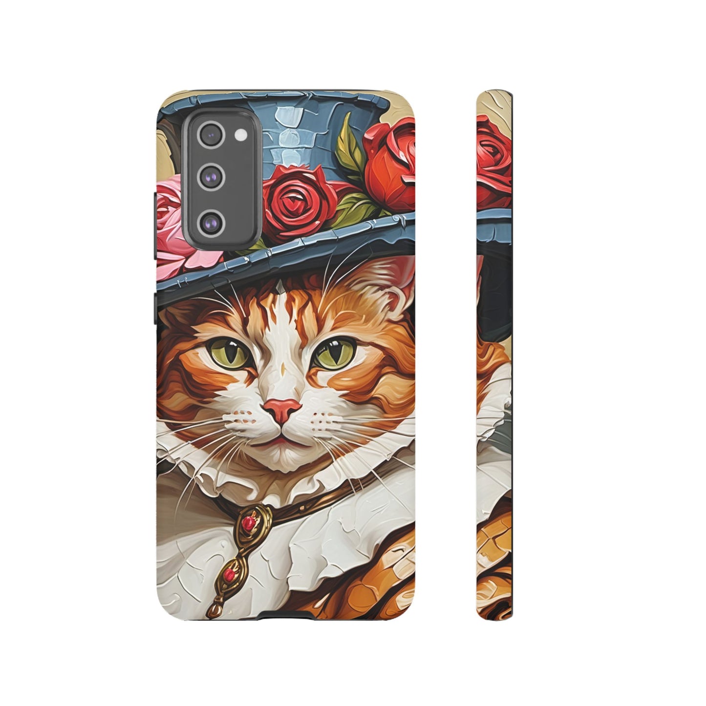 Oil Painting Cat Tough Phone Cases (A Gentleman)