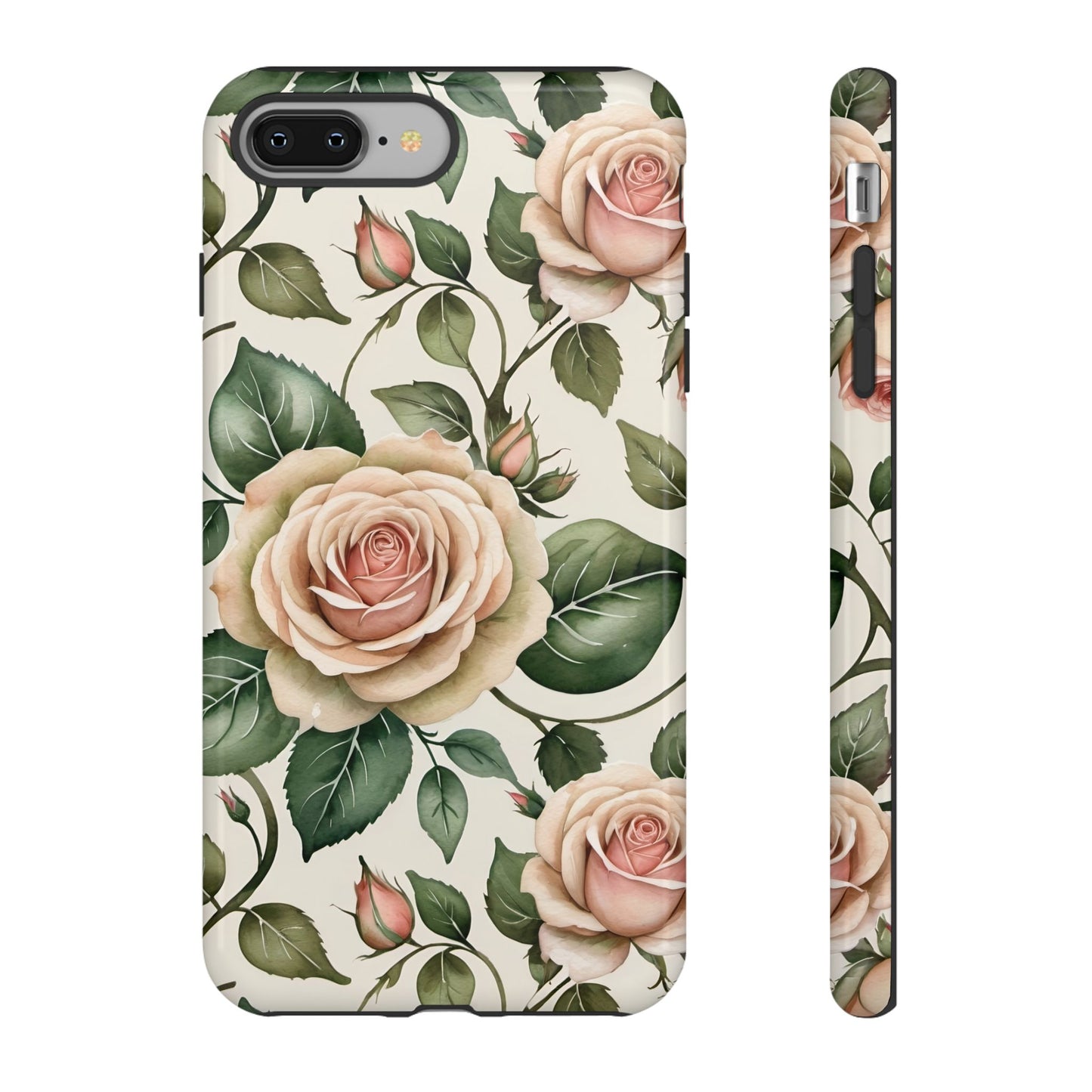 Watercolor Large Roses Tough Cases 2