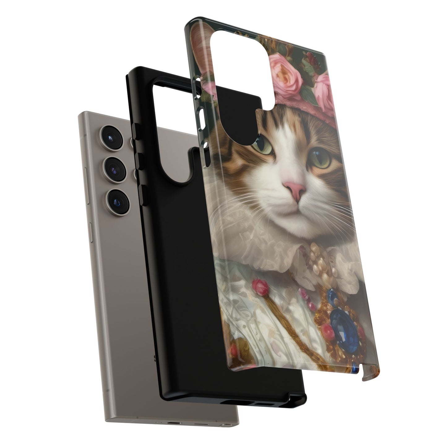Rococo Cat Tough Phone Cases (A Queen)