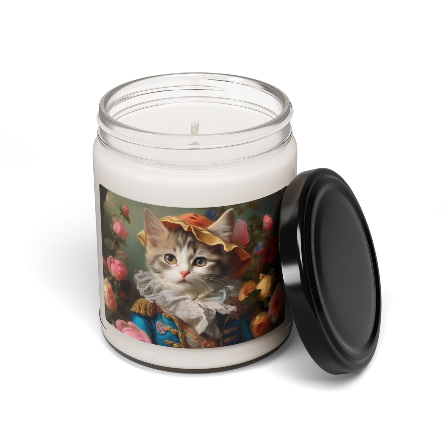 Rococo Cat Scented Soy Candle 3, 9oz