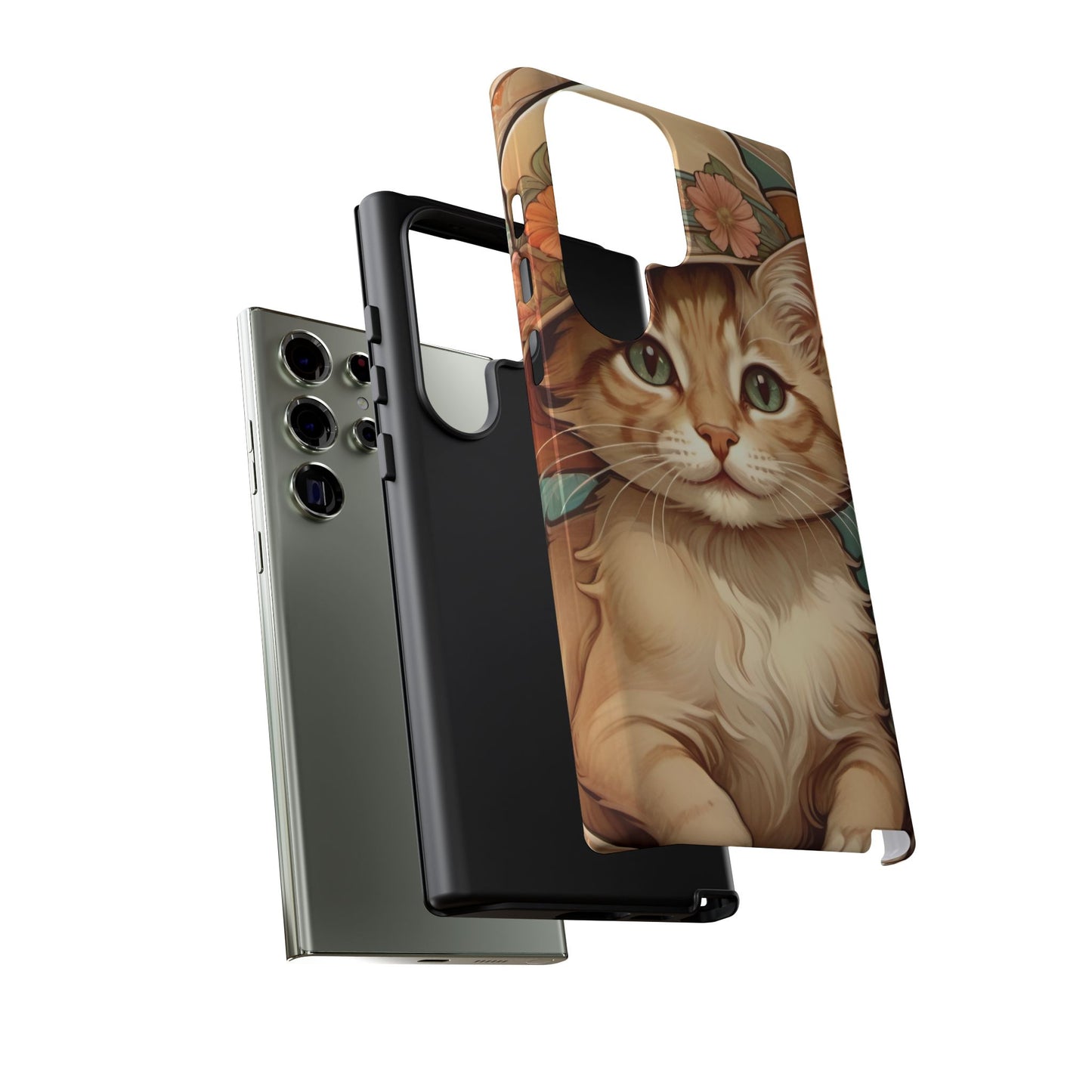 Alphonse Mucha Tough Phone Cases (A kitten)